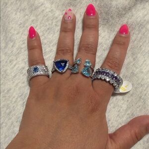 Lot of 4 BP size 7 rings
